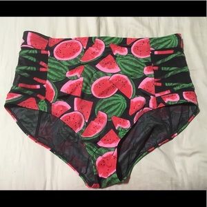 Torrid Watermelon high waisted bikini